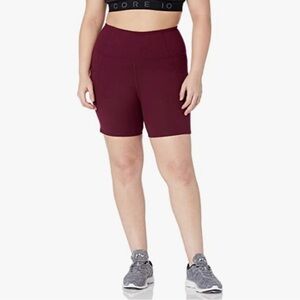Core10 Women's Slim Fit High Waist Yoga Shorts